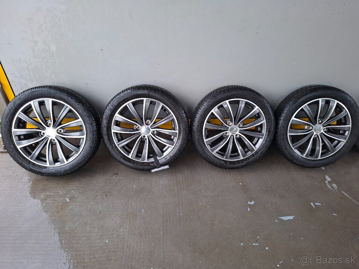 Alu disky 4x100 r15 Ligier Letné pneumatiky 155/60r15