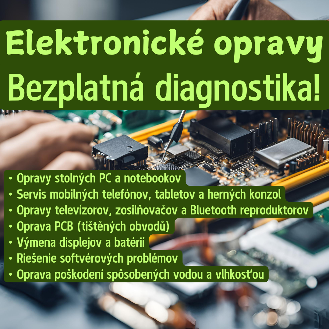 Oprava elektroniky súkromná osoba oprava PCB a oveľa viac