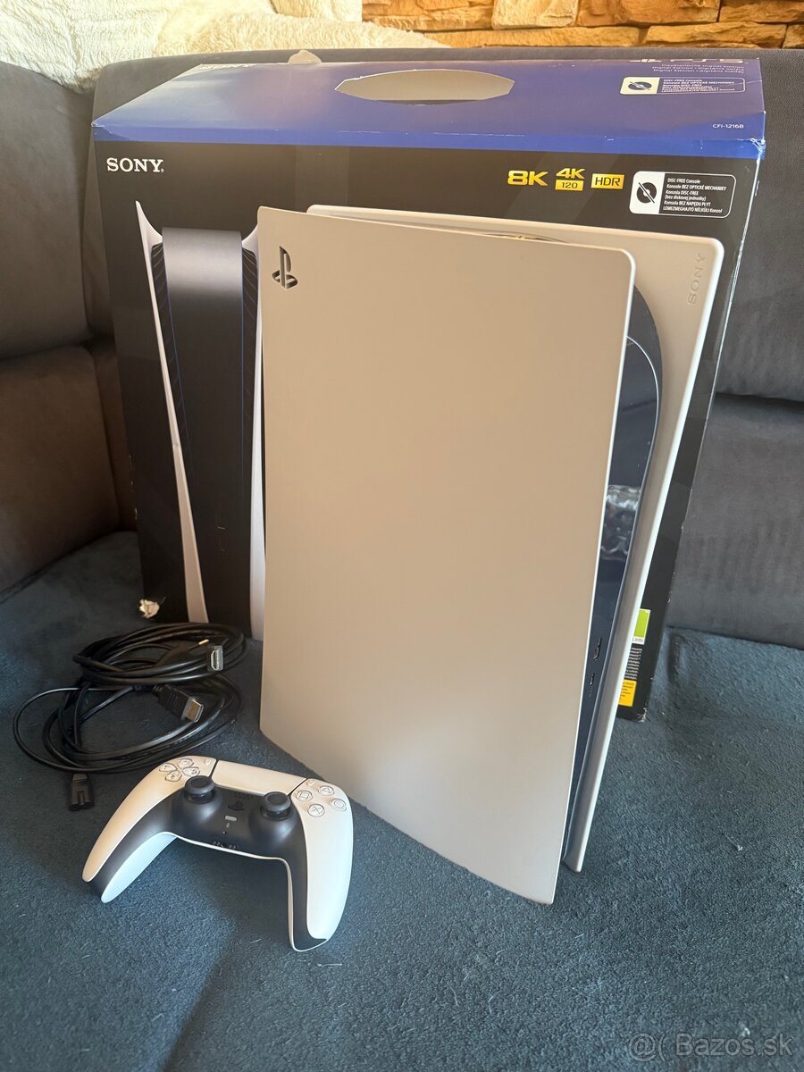 Playstation 5 digital , digitalna verzia 825gb Top stav
