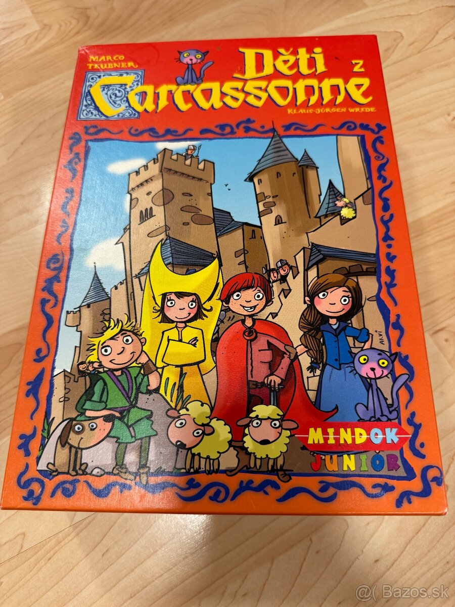 Carcassone pre deti- stoloval hra