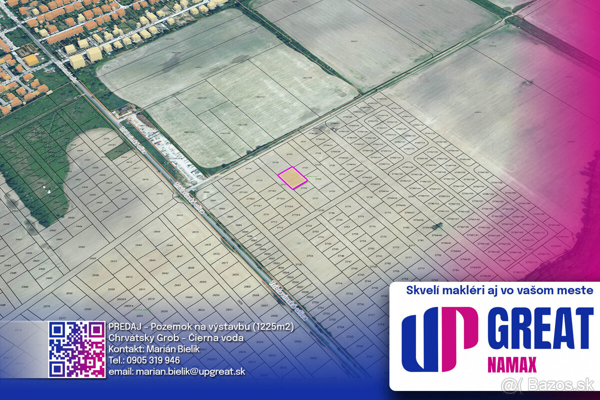 PREDAJ - Pozemok určený k výstavbe - Chorvátsky Grob