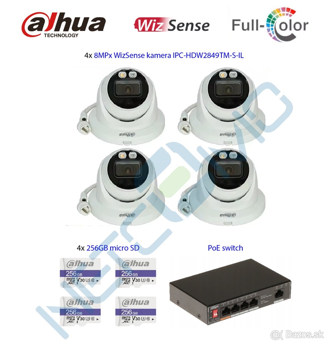 Kamerový systém Dahua - set č.2