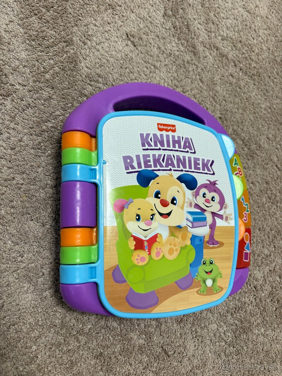 Zvukova knizka - kniha riekniek fisher price
