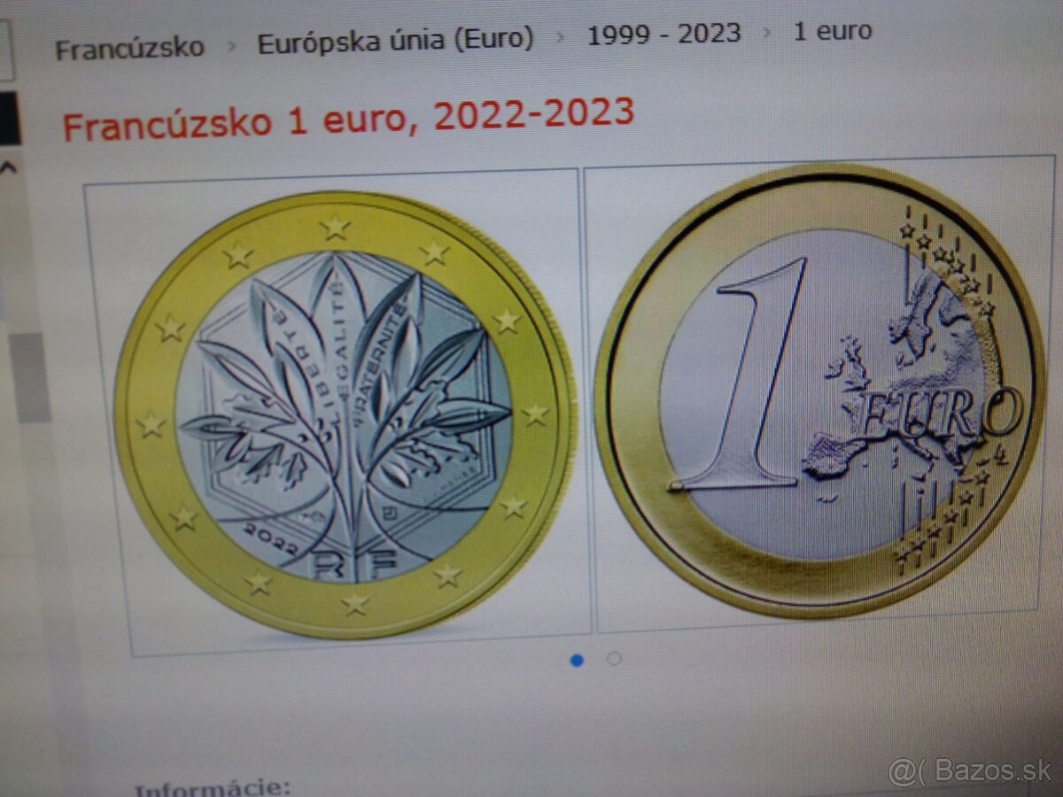 1euro Francúzsko 2022 - 2023