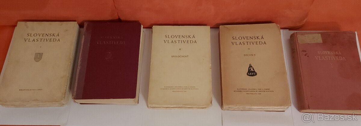 SLOVENSKÁ VLASTIVEDA, komplet vydanie.