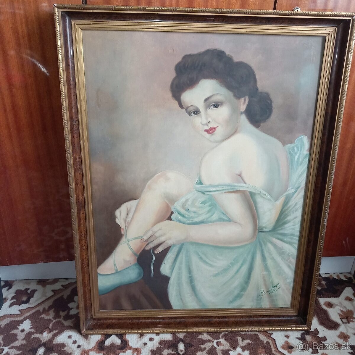 Predám signovaný obraz:.Balerina