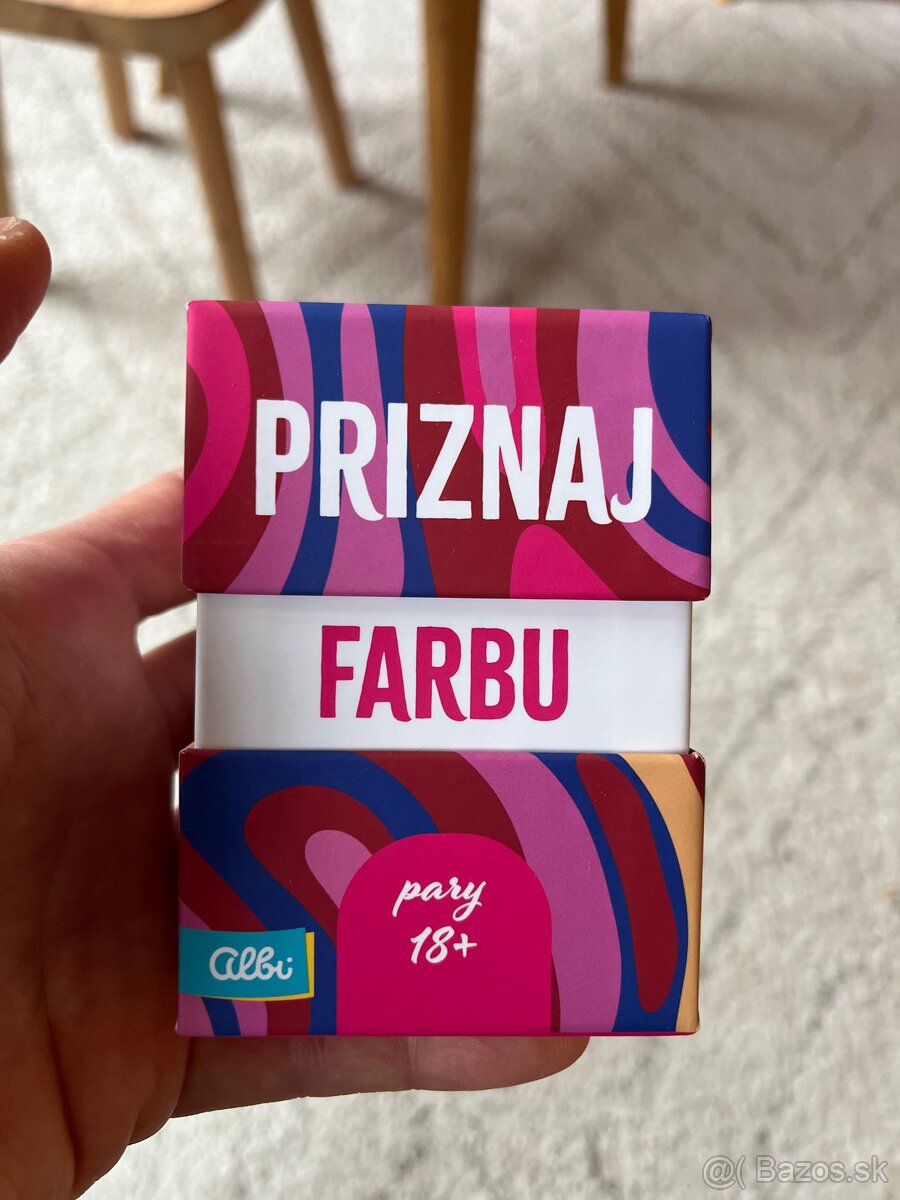 Kartova hra “ Priznaj Farbu “