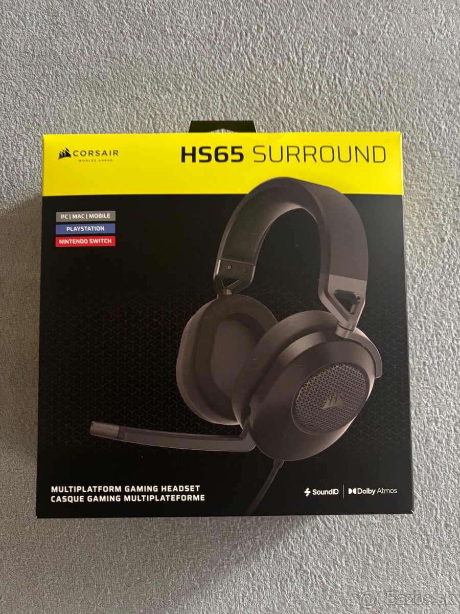 Herné Slúchadlá CORSAIR HS65 Surround