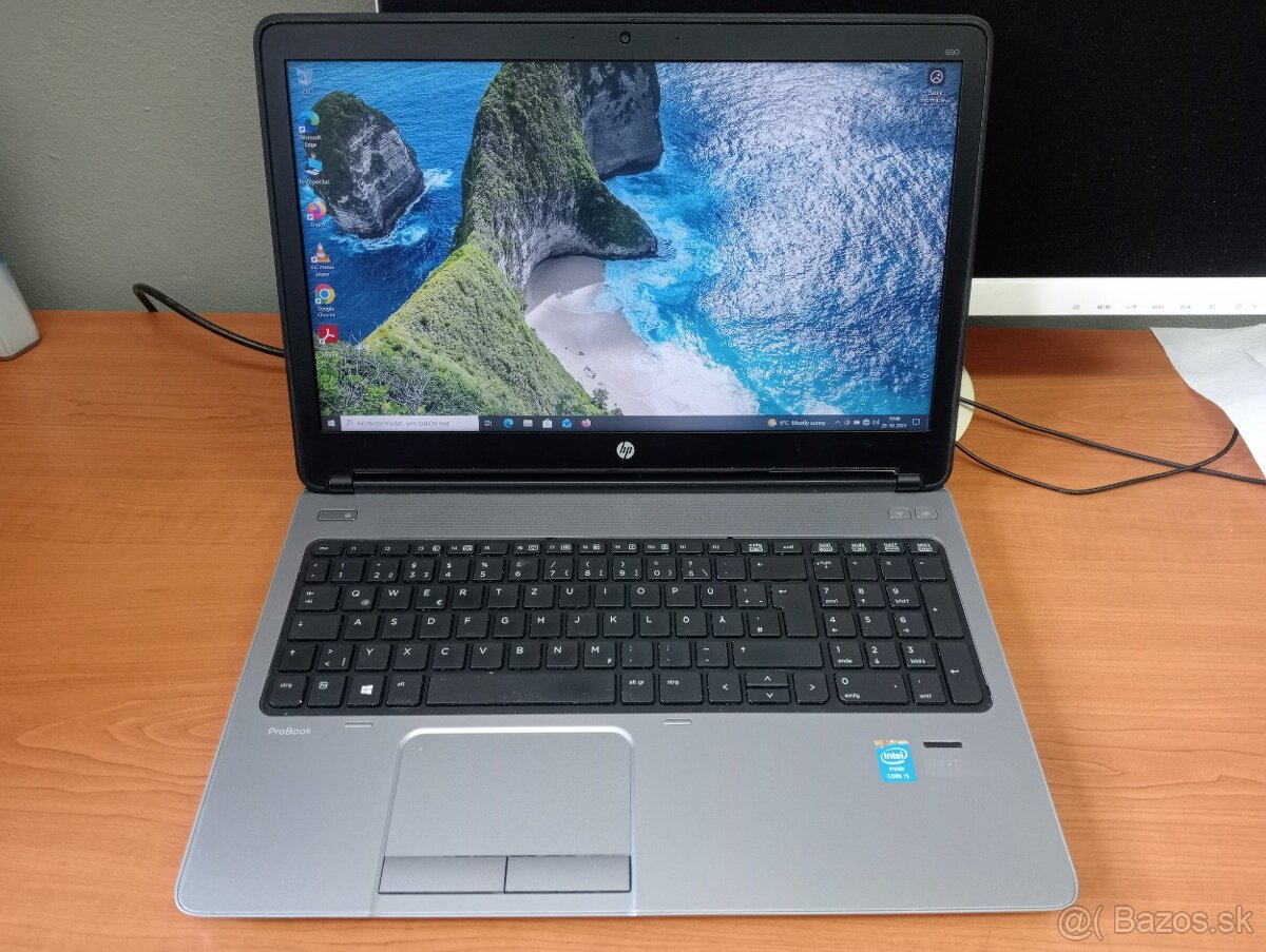 Hp probook 650 g1 + Intel core i5 + 8gb ram + RS232 + Win 10