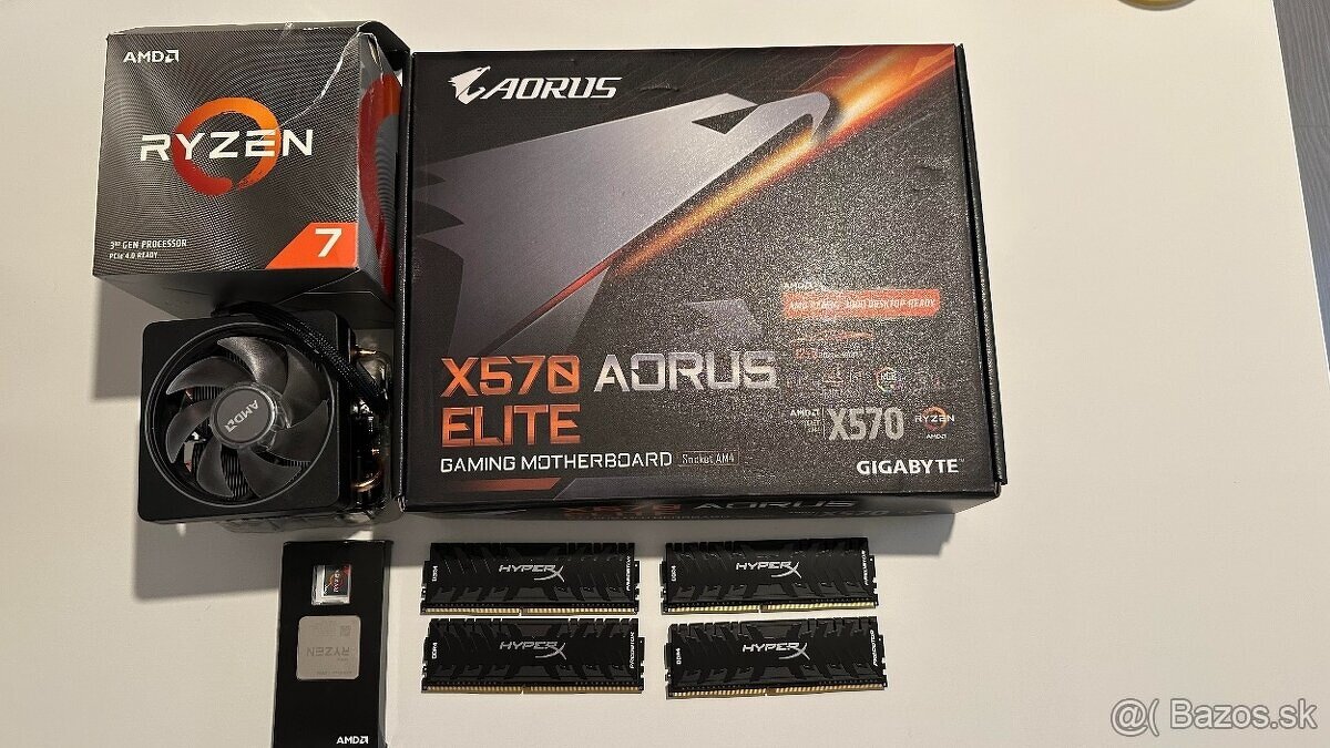 Ryzen 3700X + AORUS ELITE X570 + 32GB RAM