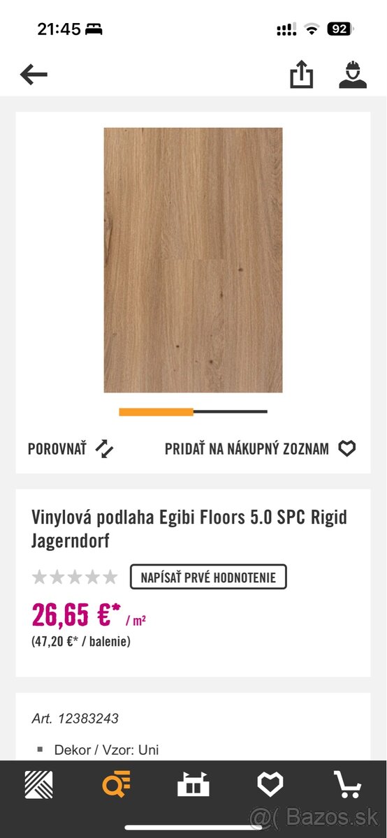Vinylova podlaha EGIBI