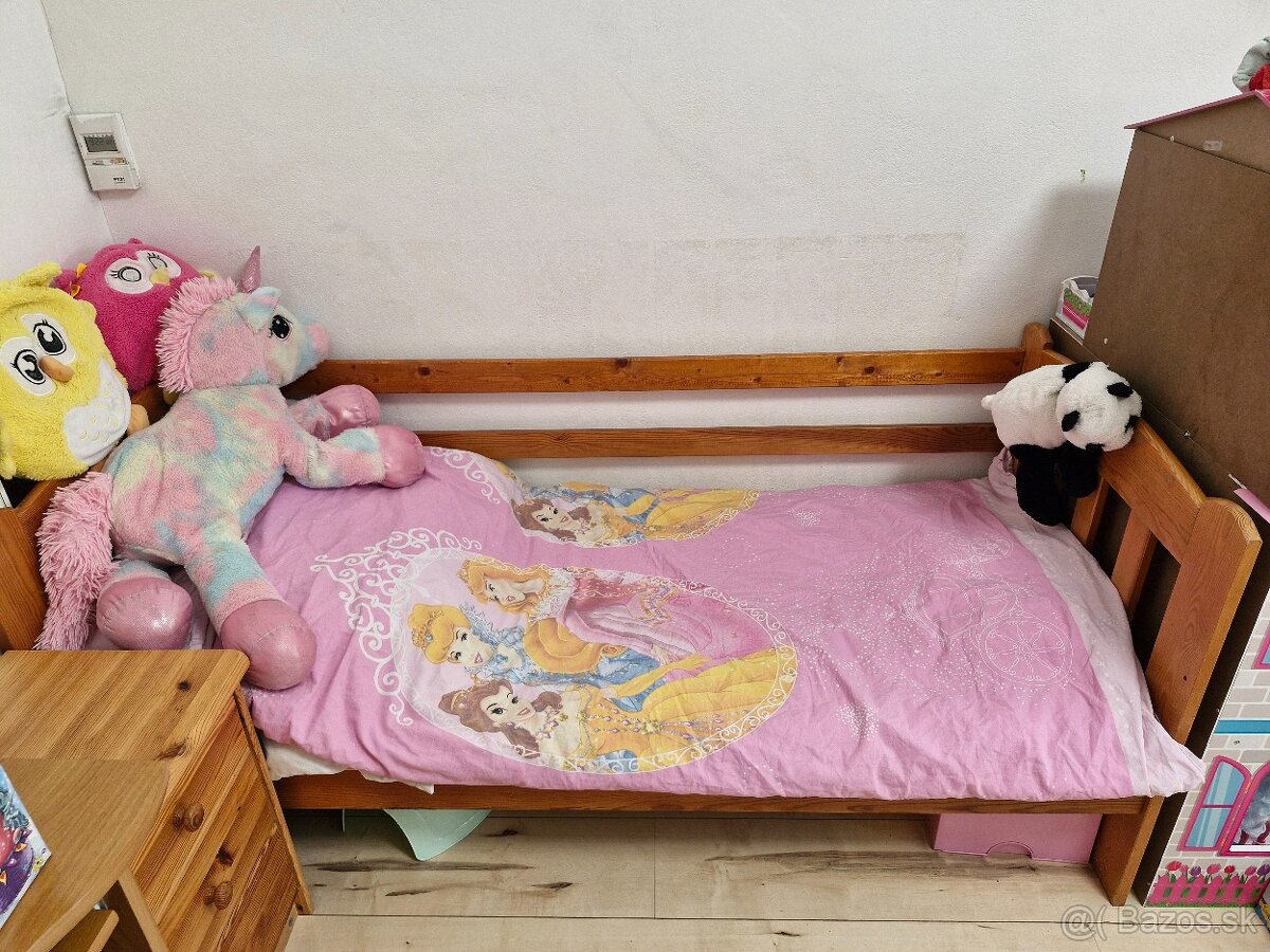 Detska drevená postel 160×70