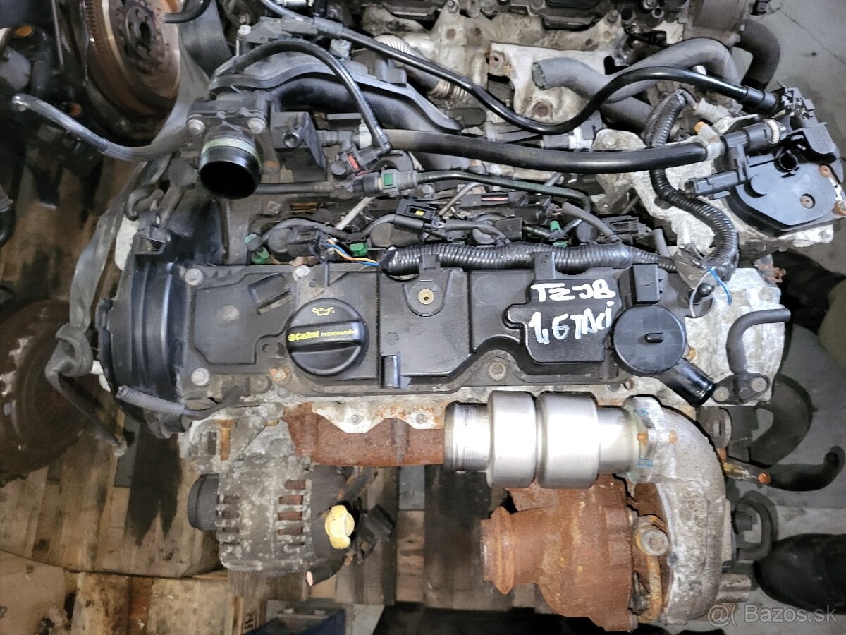 Motor 1.6tdci kod tzjb ford peugeot citroen