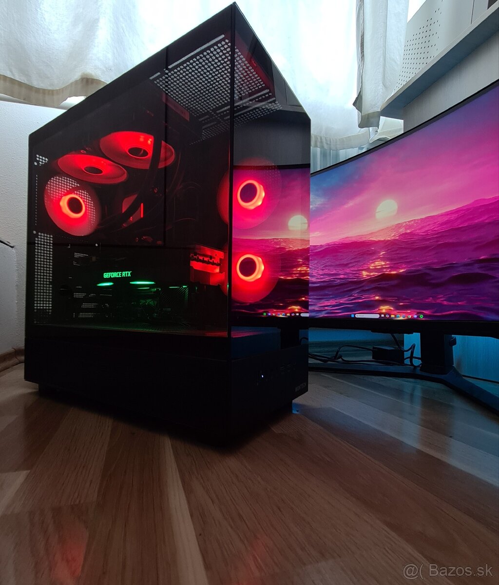 Predám herný pc s monitorom R7 5800X RTX 3080 240HZ 1440P