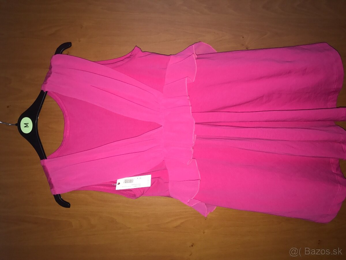 NOVÉ z visackami RELISH purple/fuchsia saty S made in italy