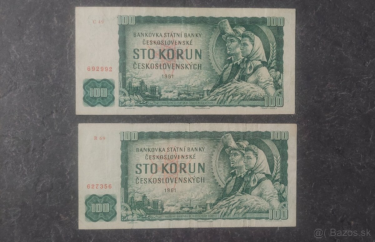 100 Kčs 1961