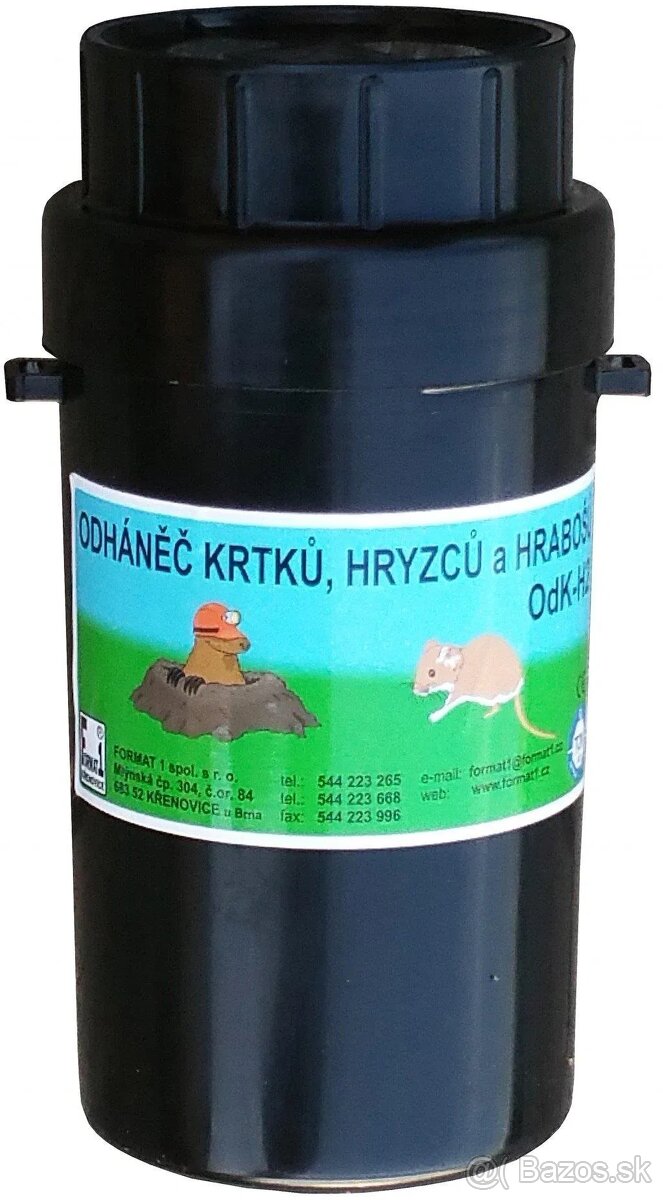 Format1 OdKH2, Plašič krtkov, hryzcov, hrabošov