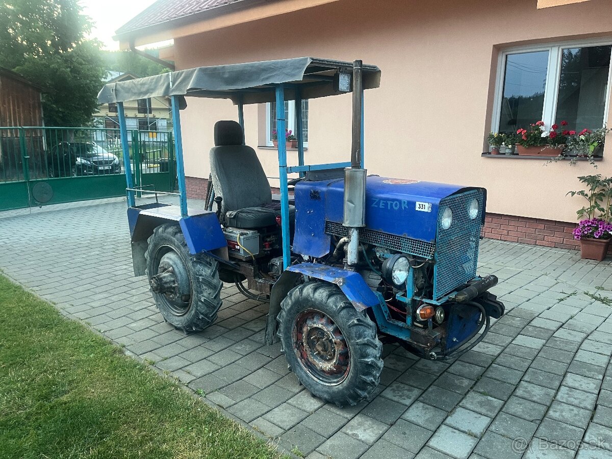 Malotraktor domácej výroby ,LPG, 1203, hydraulika