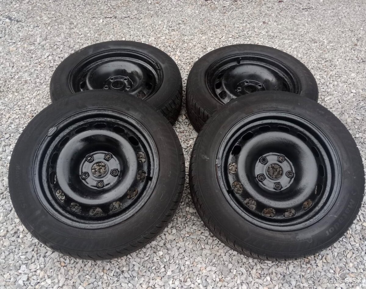 ZIMNÁ SADA 5x112 R16 + ZIMNE PNEU 205/55 R16