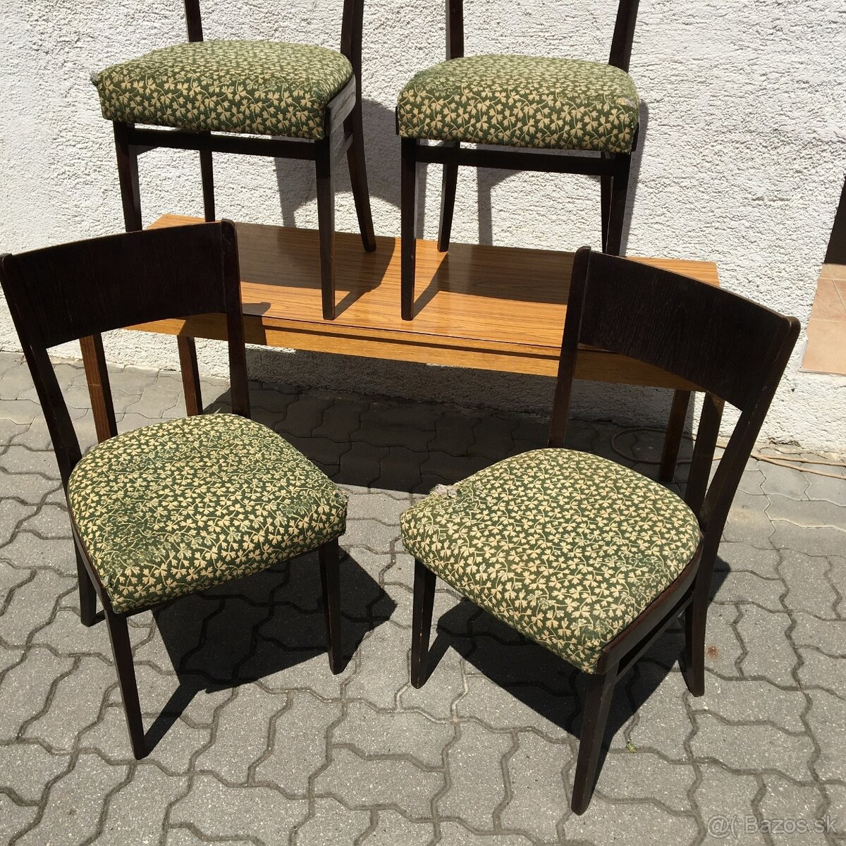 Retro stolicky drevene UP Zavody vidiecke 4ks
