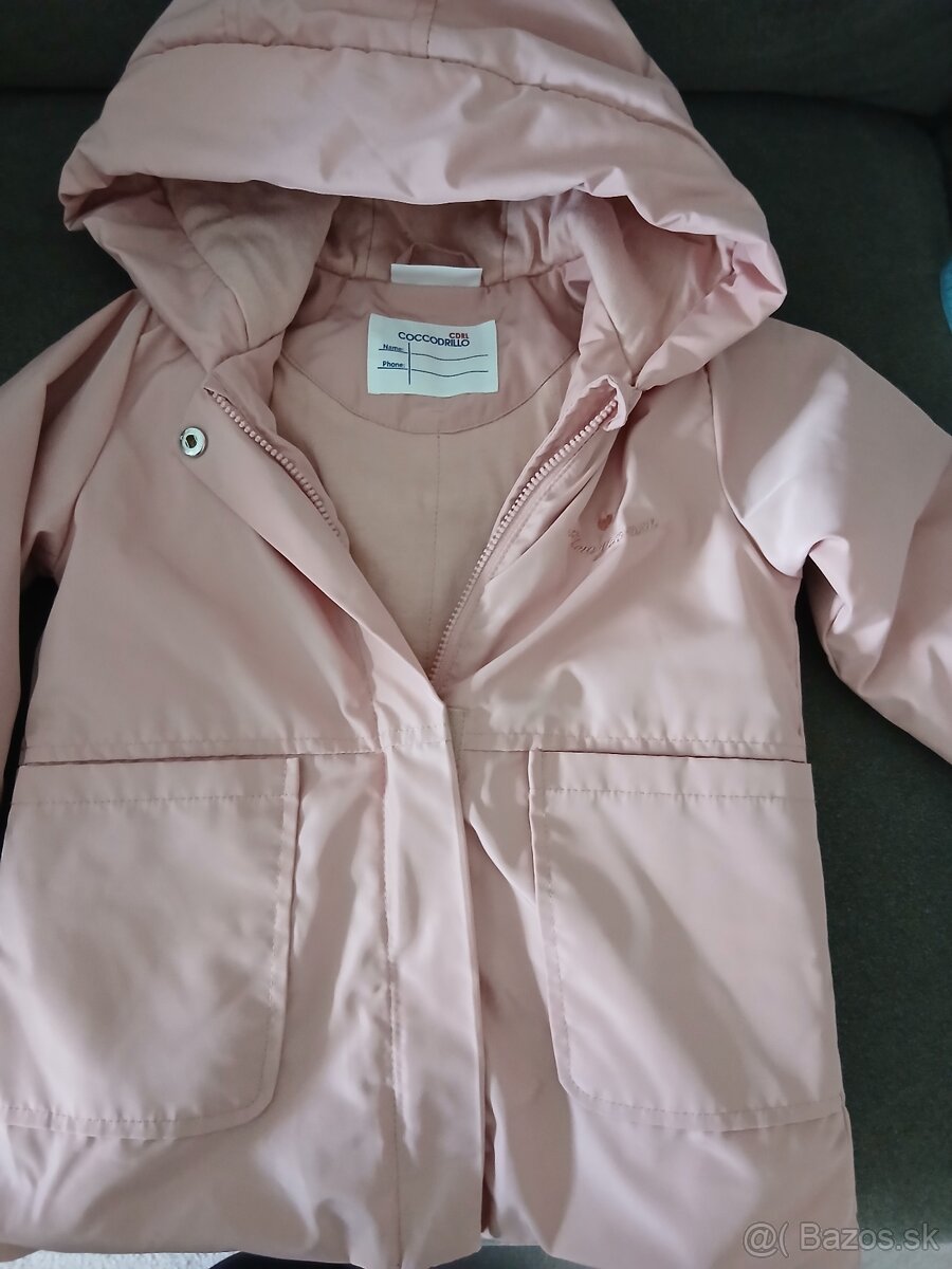 Prechodná bunda / vetrovka dievča veľ.80