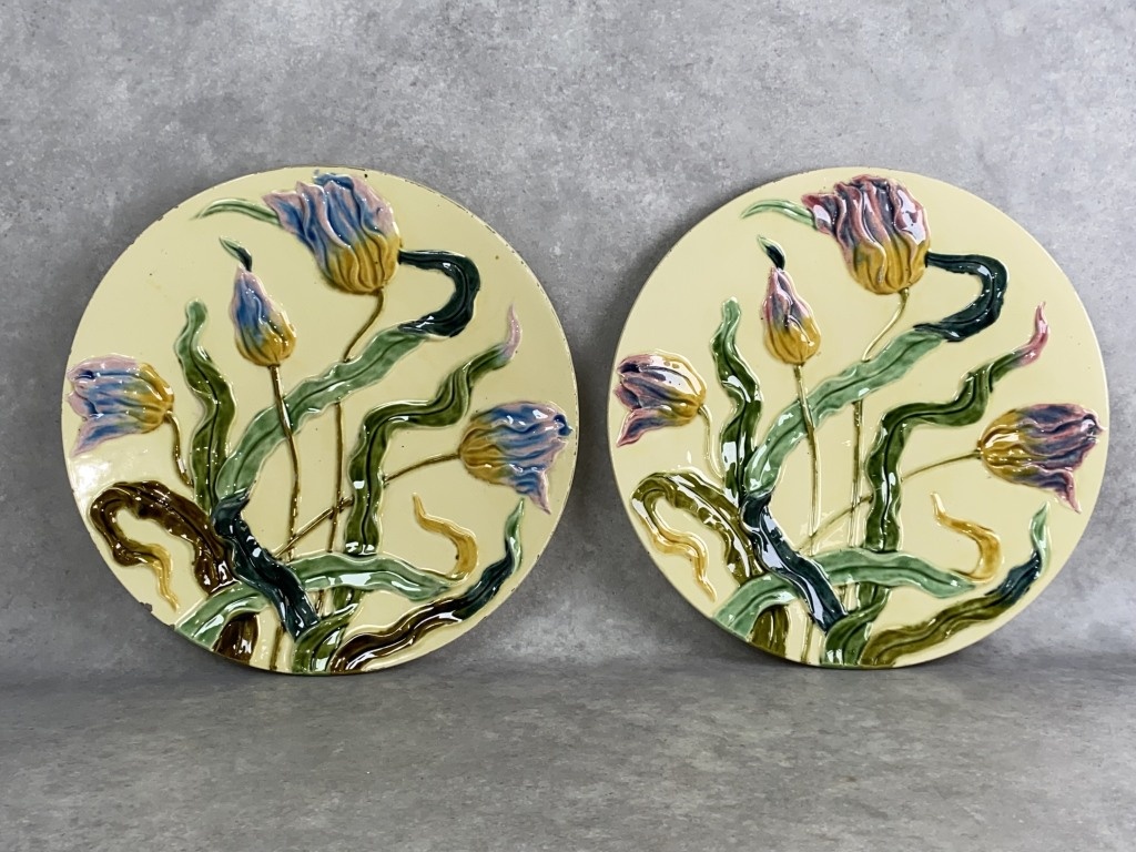 Kremnická kamenina Secesné taniere 32cm