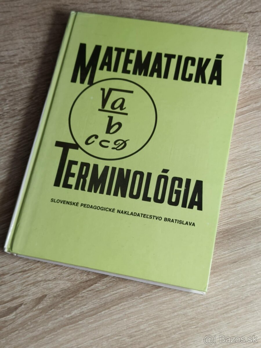 Matematická terminológia (Václav Medak)