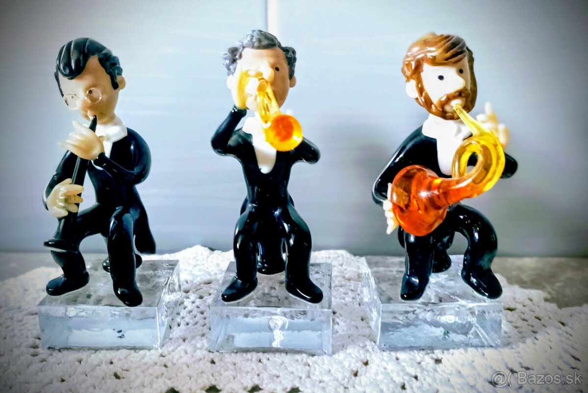 Muzikanti sklo , dekorácie