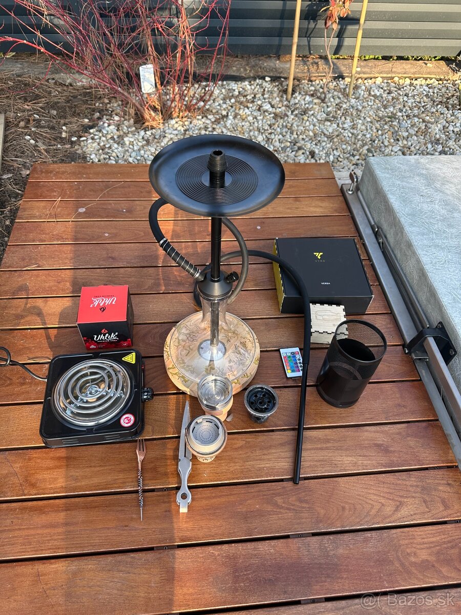 Vodná fajka z nerezové oceli