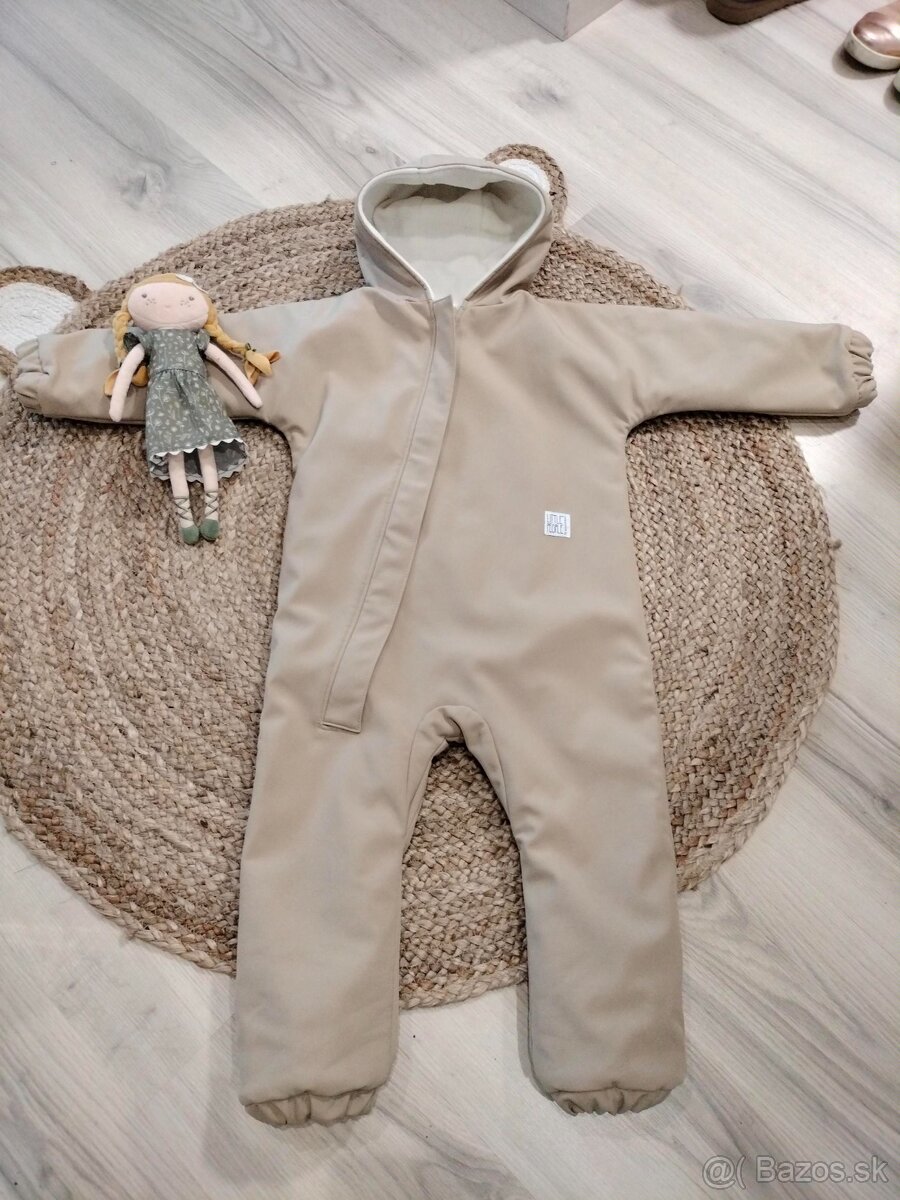 PREDANÝ - Little people_Softshellový zimný overal_110/116