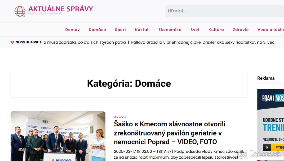 Spravodajský magazín automatizovaný