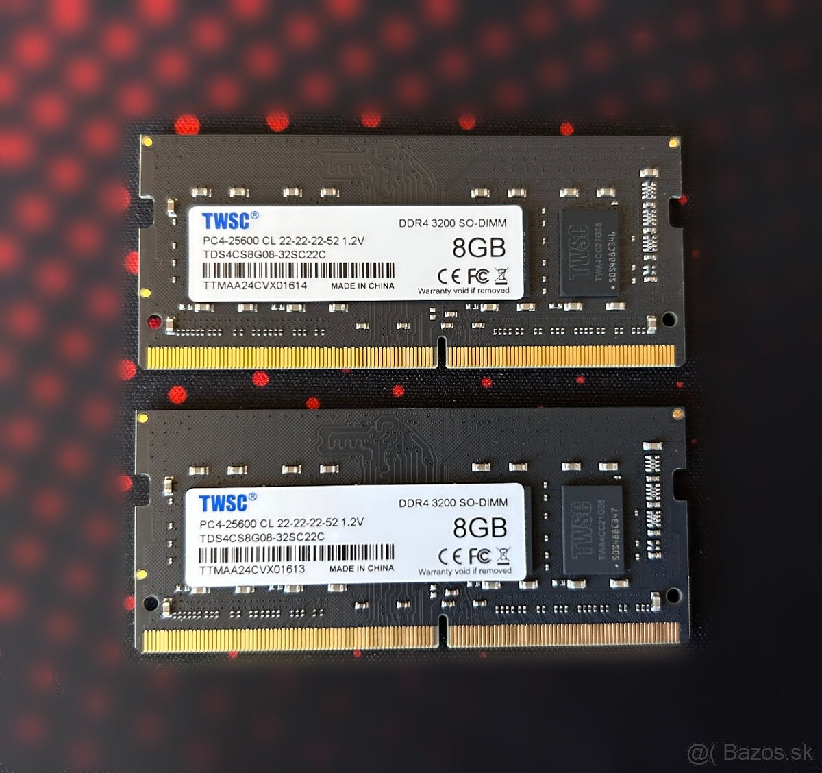 DDR4 3200 16GB (2 x 8GB Kit) SO-DIMM, nova