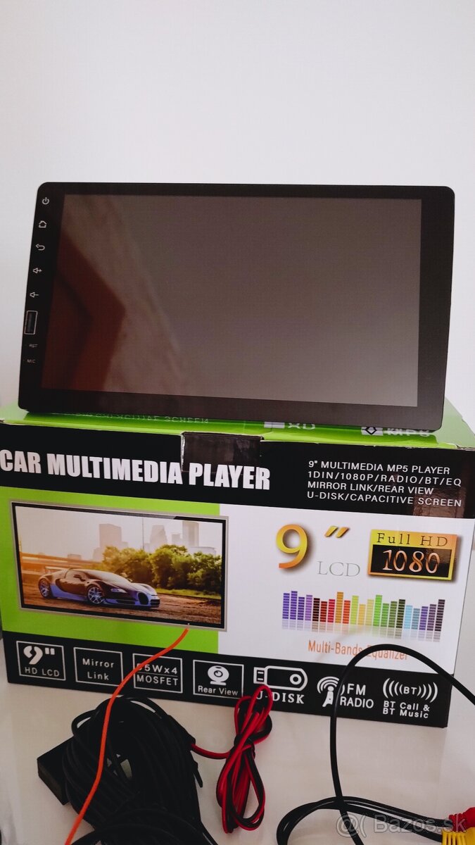 Autorádio 1 DIN s 9" dotykovým displejom