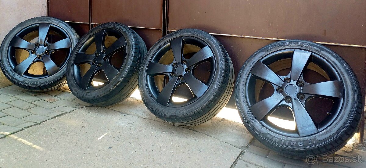 Komplet letná sada elektrónov 5x112 225 / 45 R17