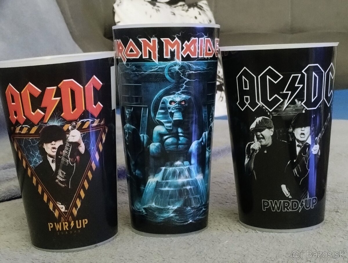 Poháre Iron Maiden, AC/DC
