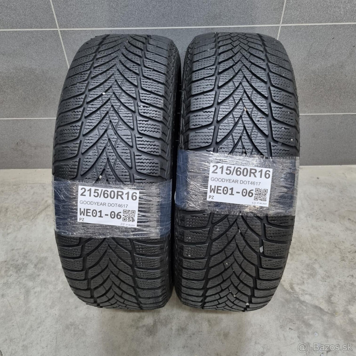 Zimné pneumatiky 215/60 R16 GOODYEAR DOT4617