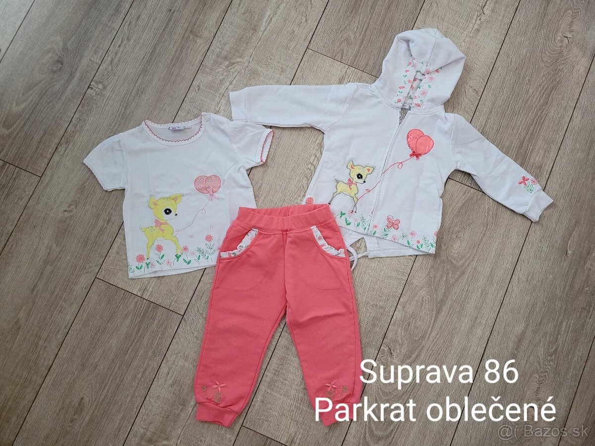 Balík oblečenia pre dievčatko veľkosti 56 až 92