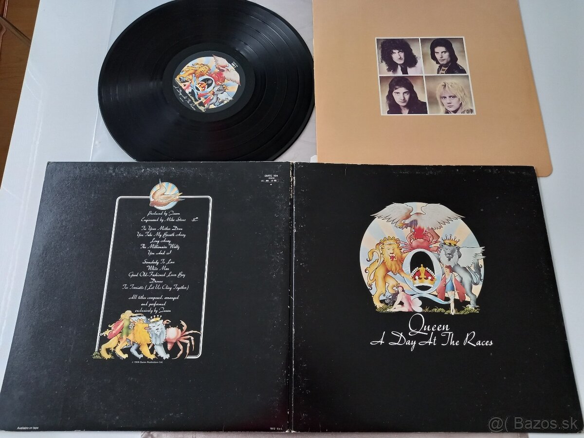 QUEEN „A Day at The Races „ /EMI 1976/rozkl ob+ orig vnut o