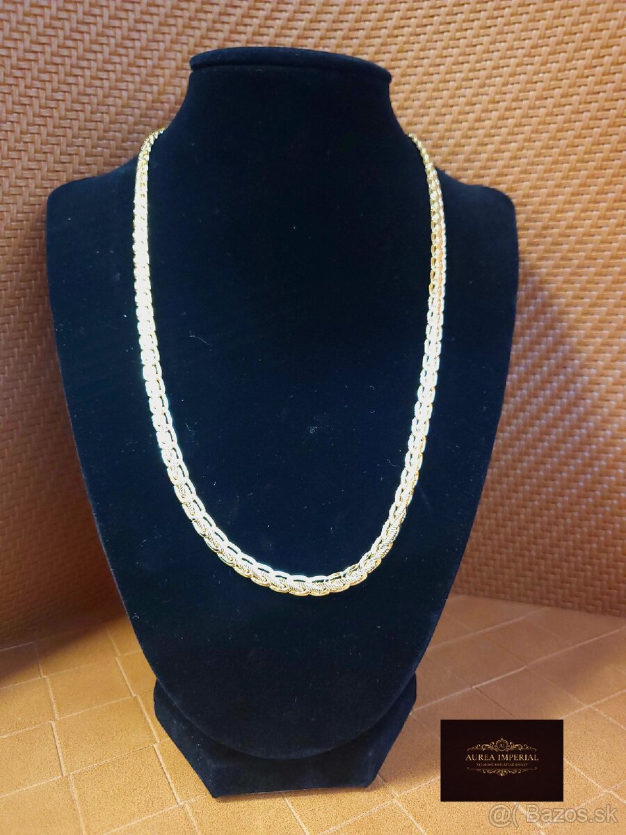 Elegantná Pozlátená Retiazka 50cm