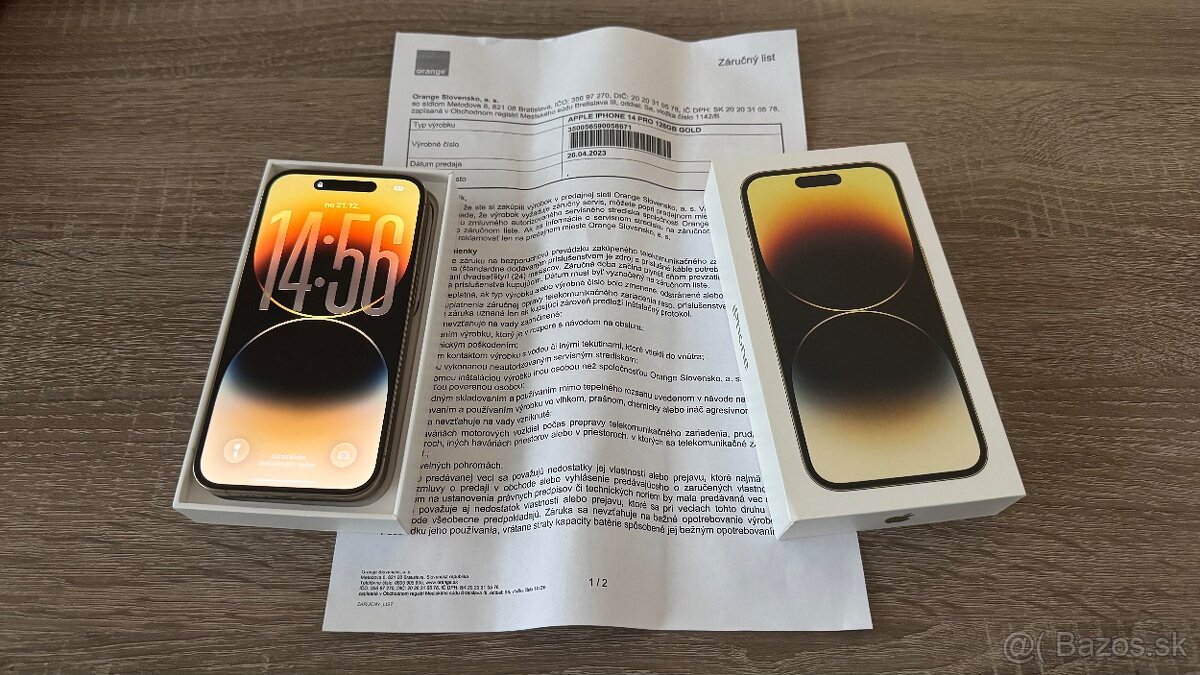 TOP iPhone 14 Pro GOLD