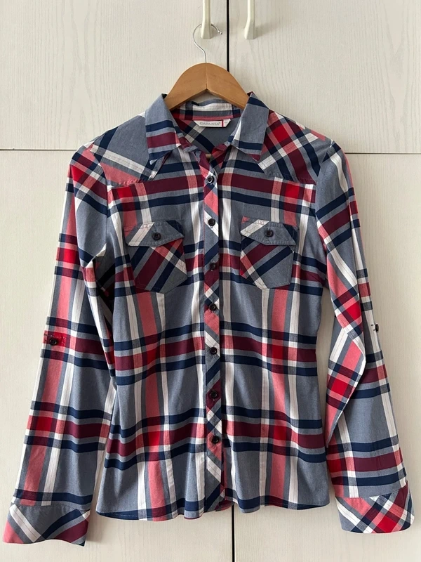 Dámska kockovaná košeľa