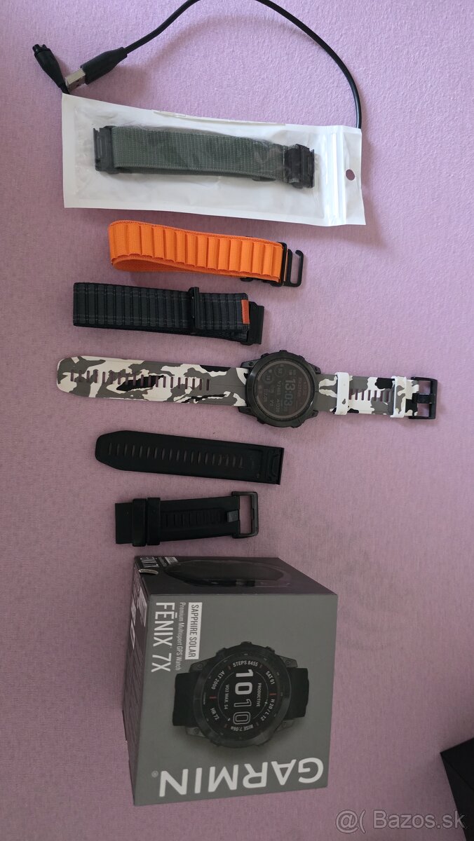 Garmin Fénix 7 x zaphire solar