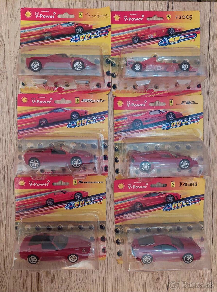 Autíčka Ferrari - Shell