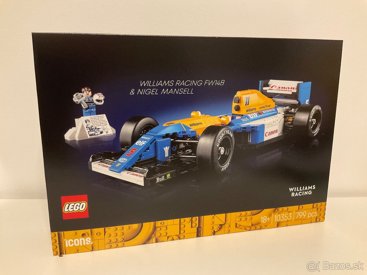 LEGO Icons 10353 Williams Racing FW14B a Nigel Mansell