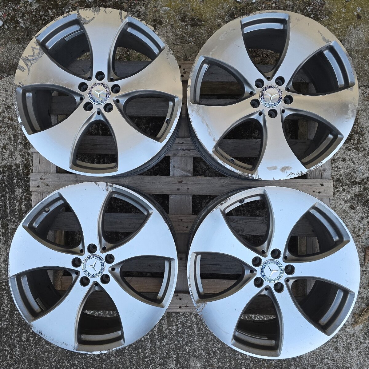 ORIGINÁL MERCEDES HLINÍKOVÉ DISKY 5x112 R20