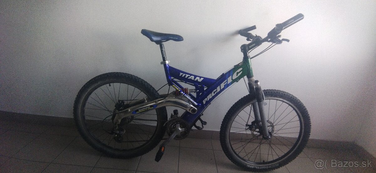 Predám horsky bicykel Titan pcific 26" kolesa.radenie 3x7, 