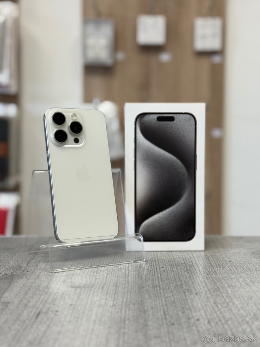 Apple iPhone 15 Pro 256GB White Titanium