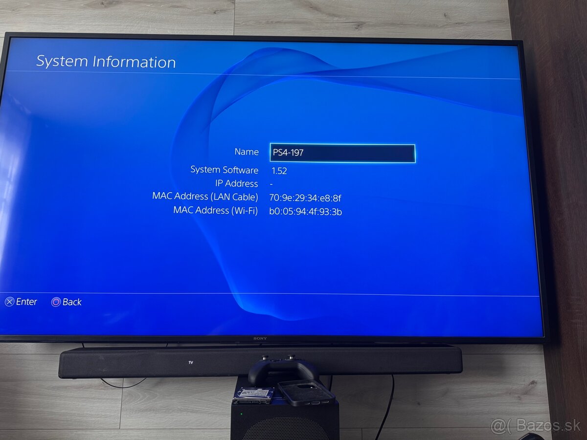 Ps4 500Gb software 1.52 s ovladacom