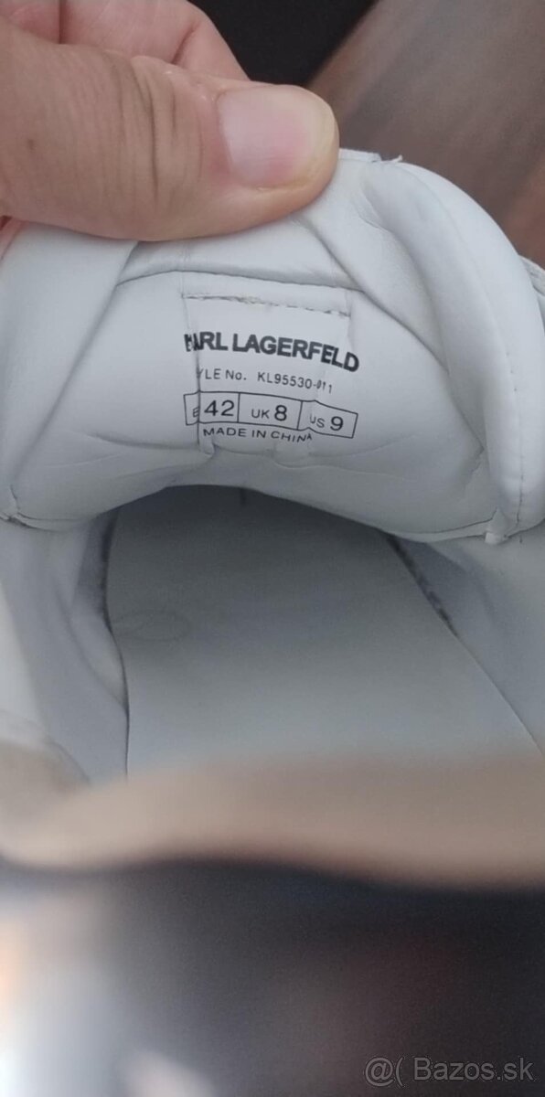 Kožené Karl Lagerfeld topánky