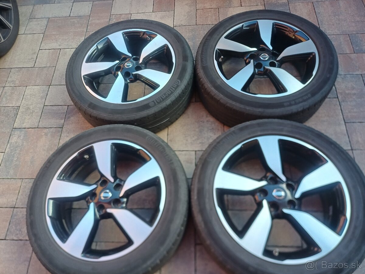 Original hliníkové disky Nissan R18, 5x114,3